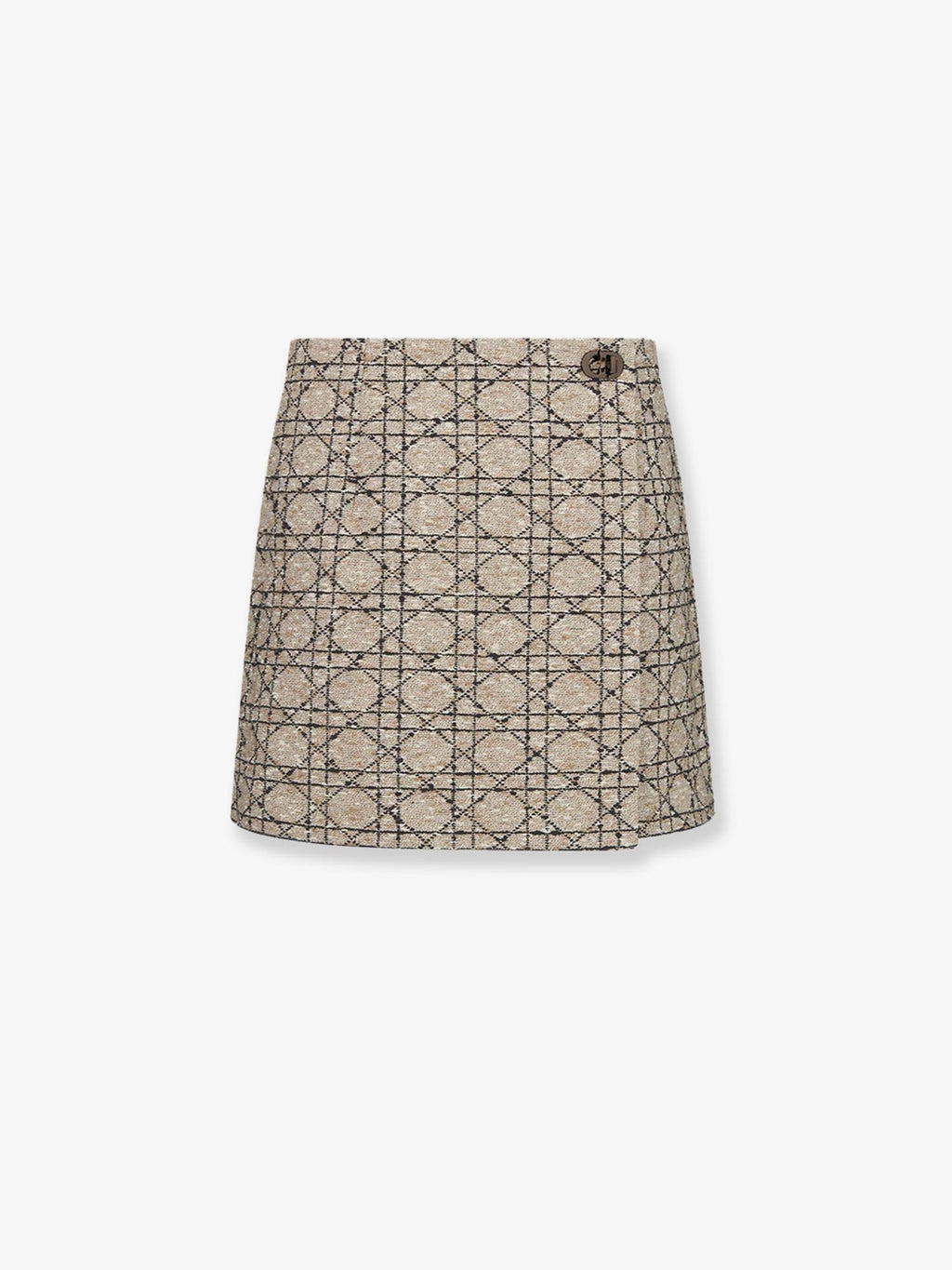 Dior Macrocannage cotton blend tweed shorts