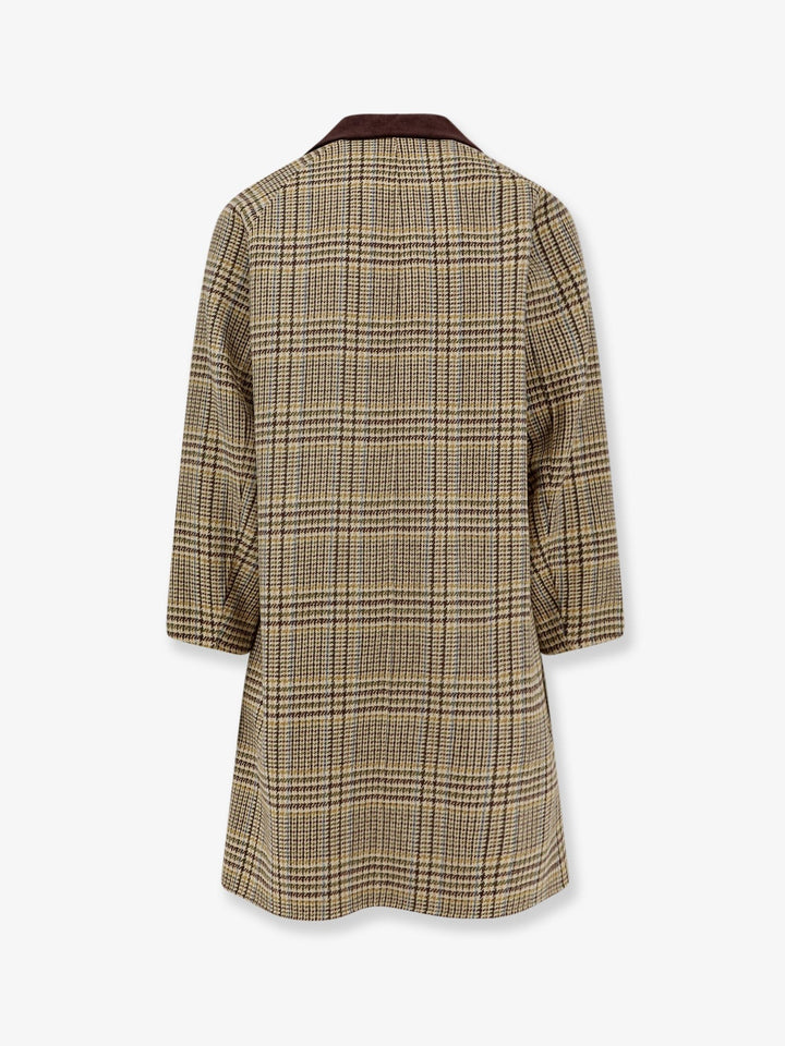 AMARANTO Madras coat with padding