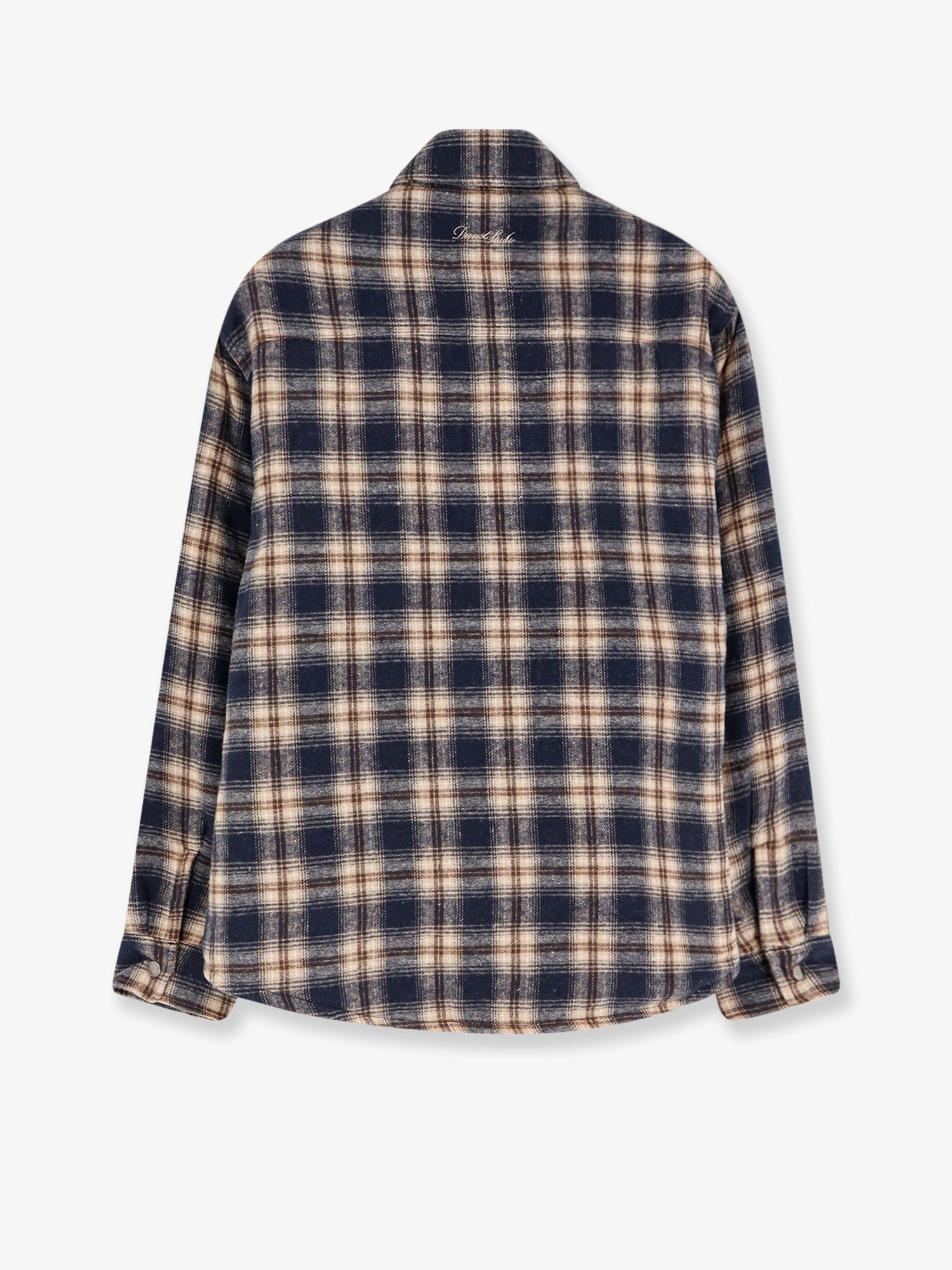 DUNST Madras pattern flannel jacket