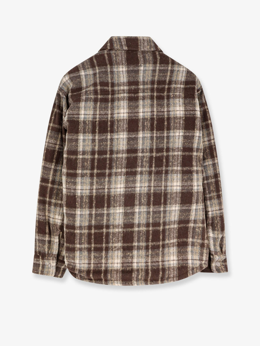 DUNST Madras pattern flannel jacket