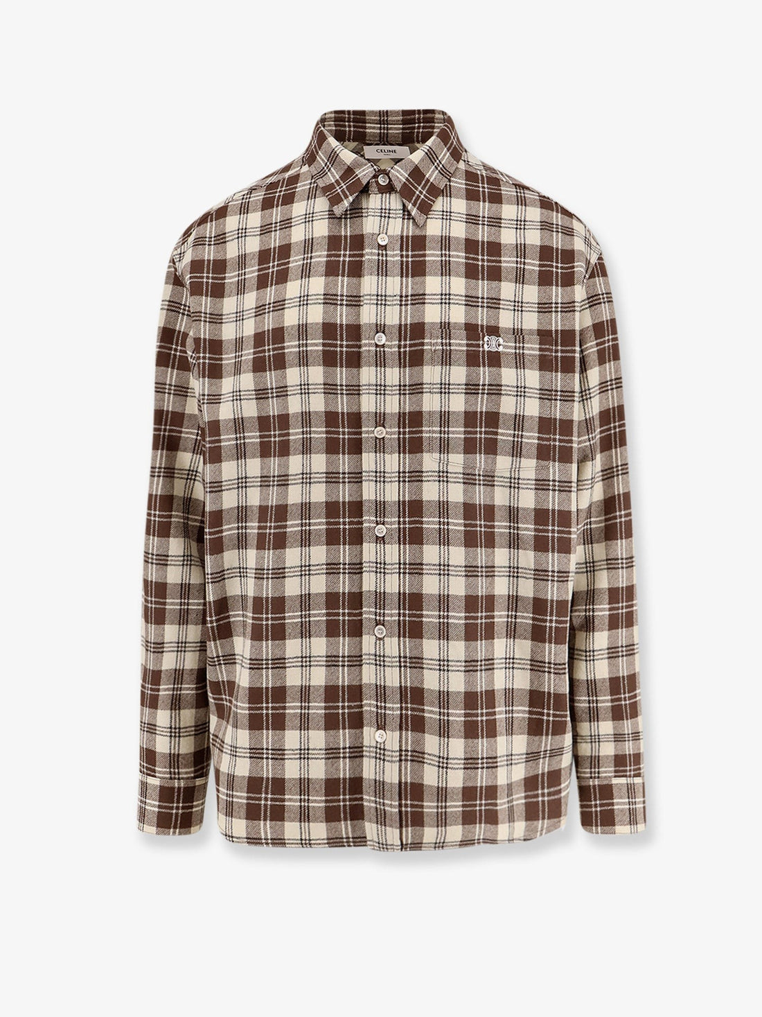 Celine Madras wool shirt
