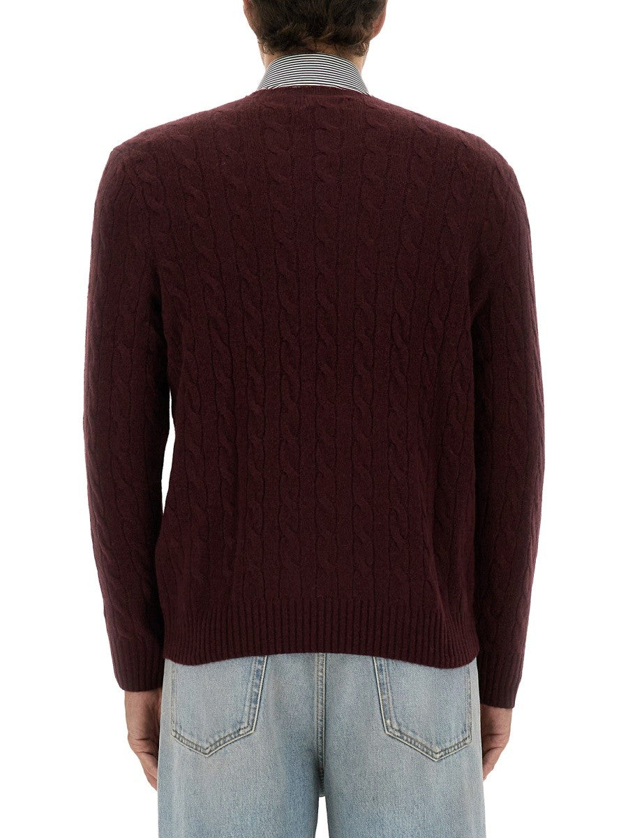 Polo Ralph Lauren WOOL AND CASHMERE CABLE KNIT SWEATER