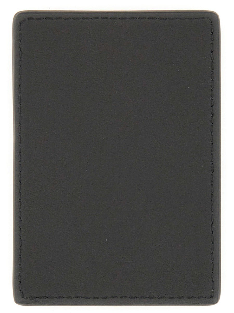 Alexander Mcqueen MAGNETIC CARD HOLDER WITH LOGO