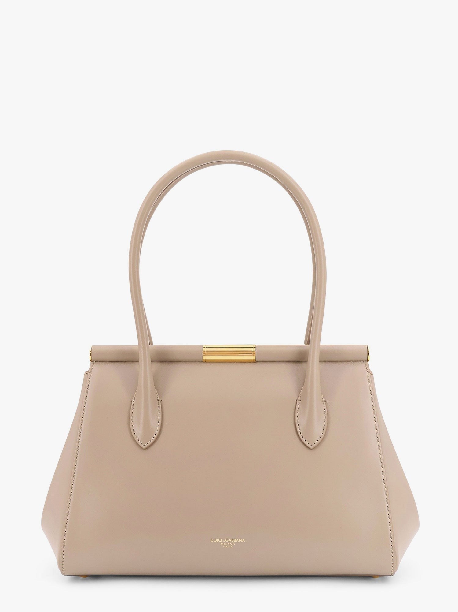 Dolce & Gabbana Marlene leather handbag with charm detail on the front