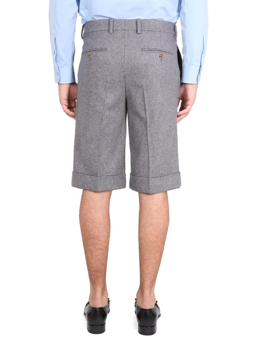 Gucci MELANGE CLOTH SHORTS