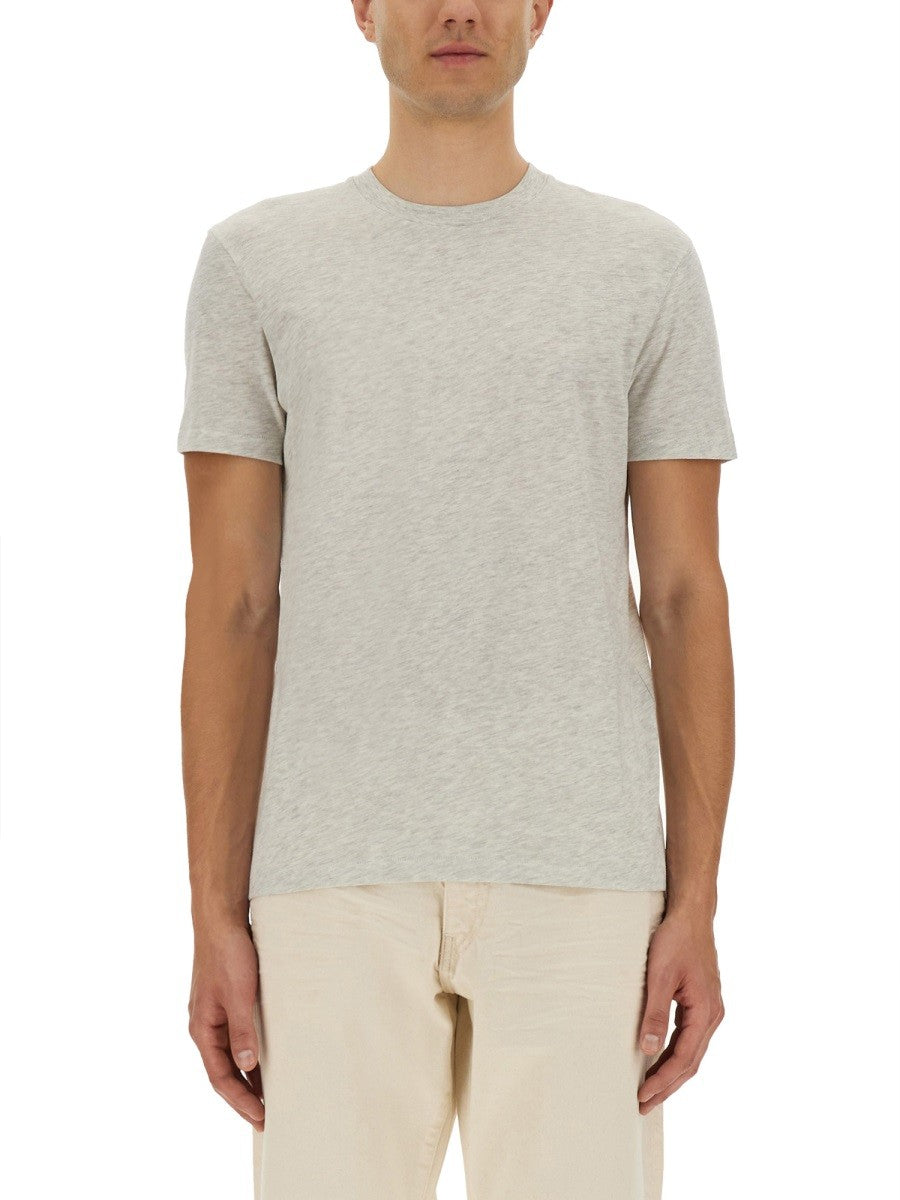 TOM FORD MELANGE COTTON BLEND T-SHIRT