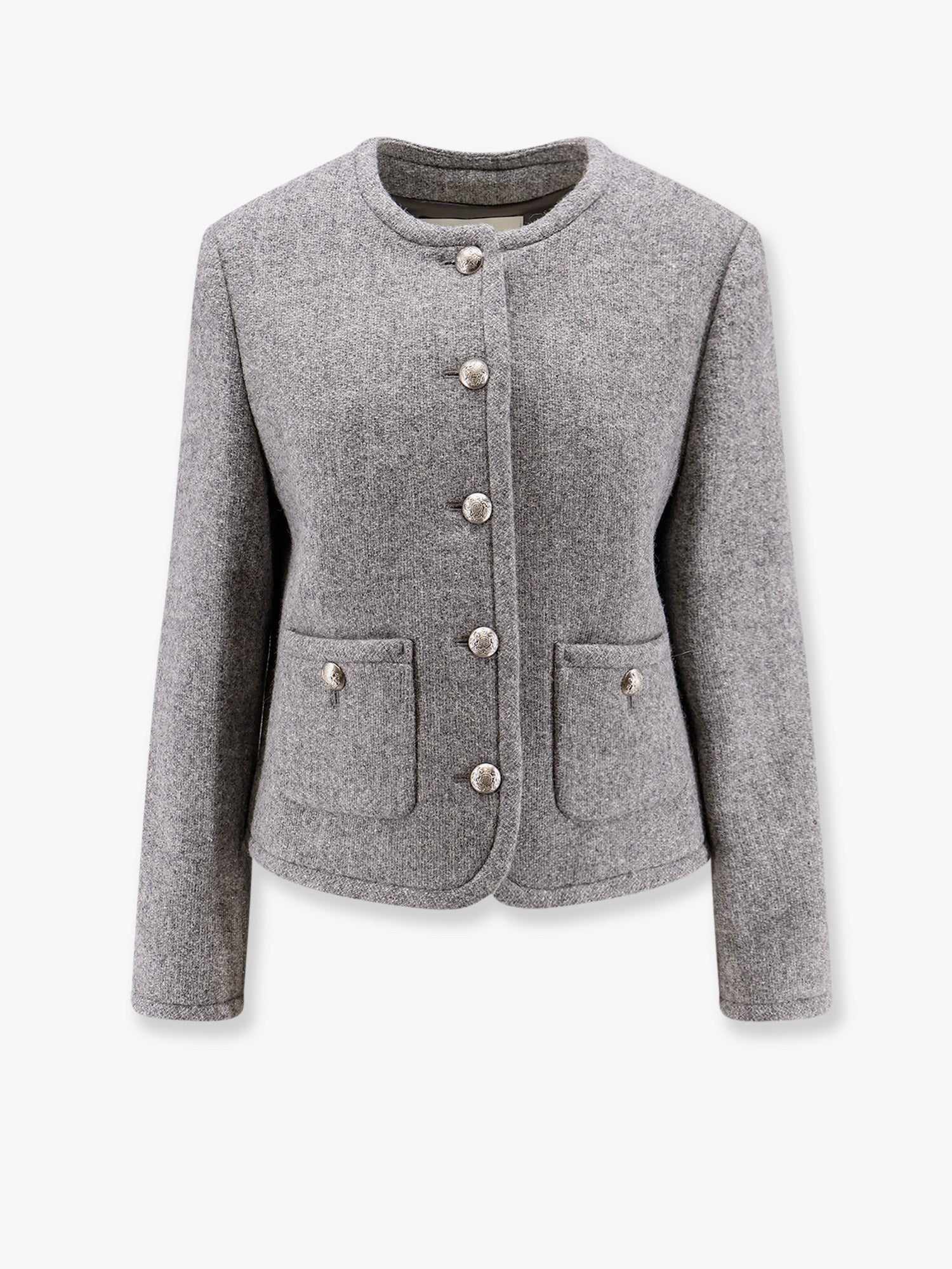 DUNST Mélange wool and alpaca blazer