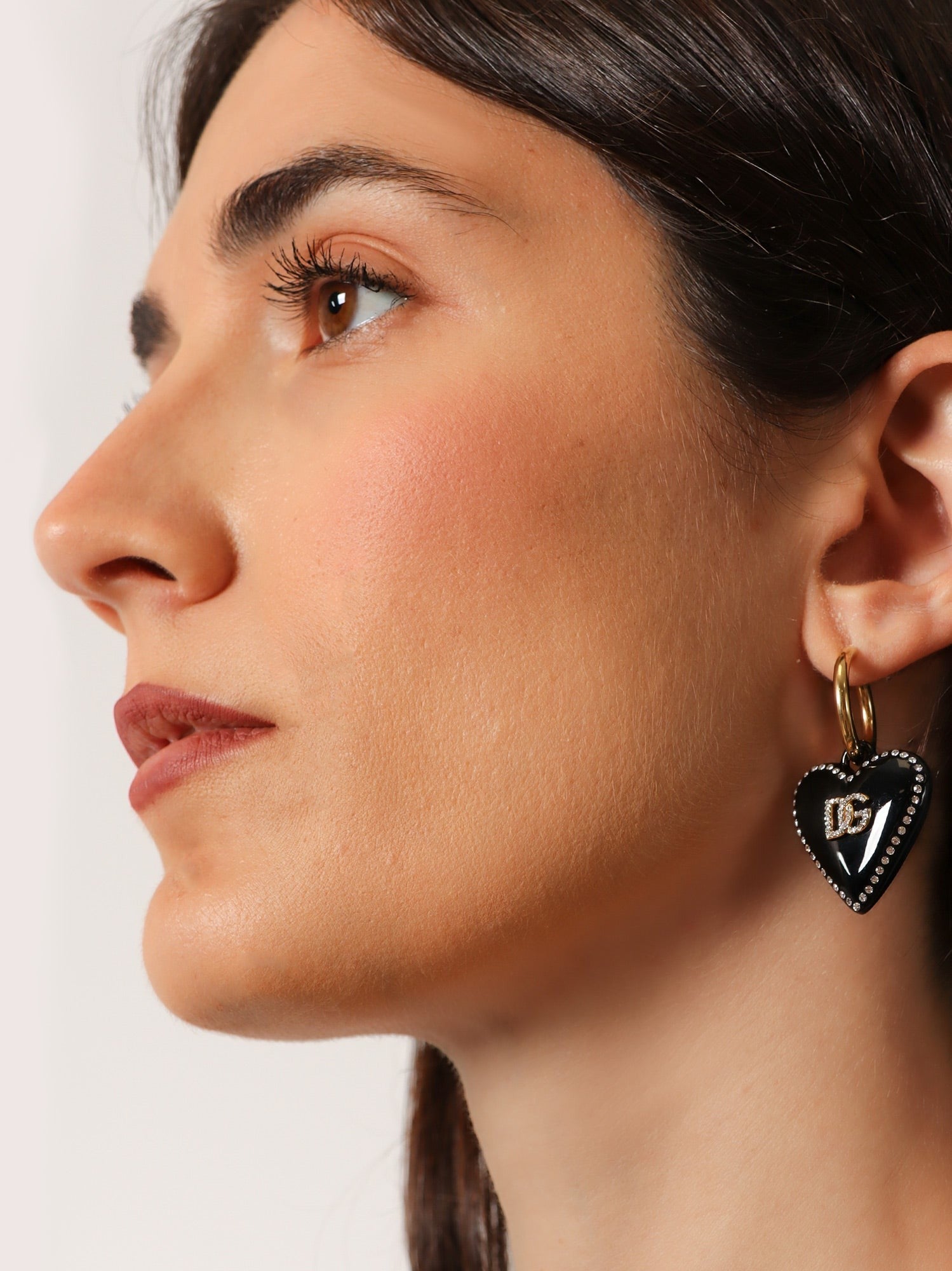 Dolce & Gabbana Metal earrings with rhinestones