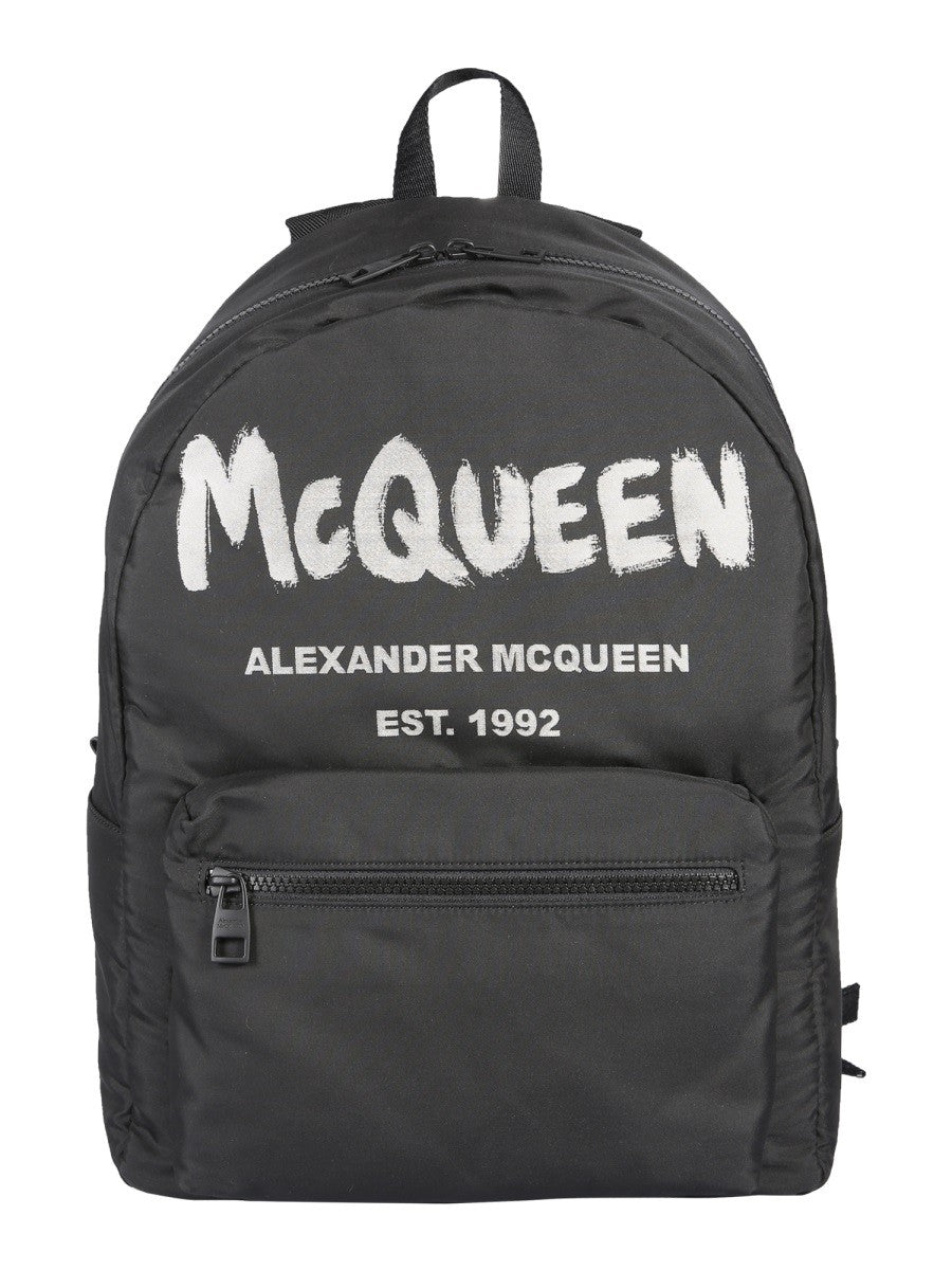 Alexander McQueen Metropolitan Backpack Black