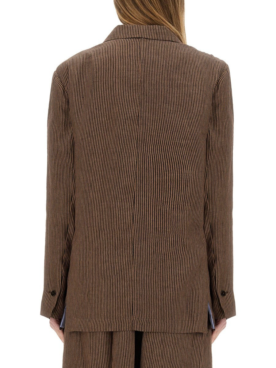 ALYSI "MICRO STRIPES" BLAZER