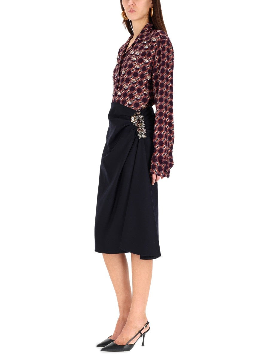 Dries Van Noten MIDI SKIRT "SOVORA"