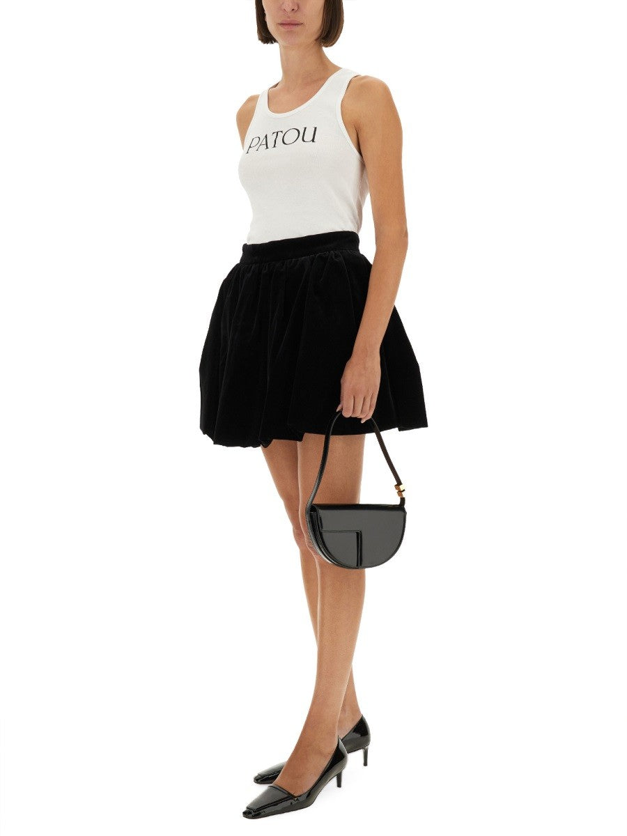 PATOU MINI BLOOMER EFFECT SKIRT