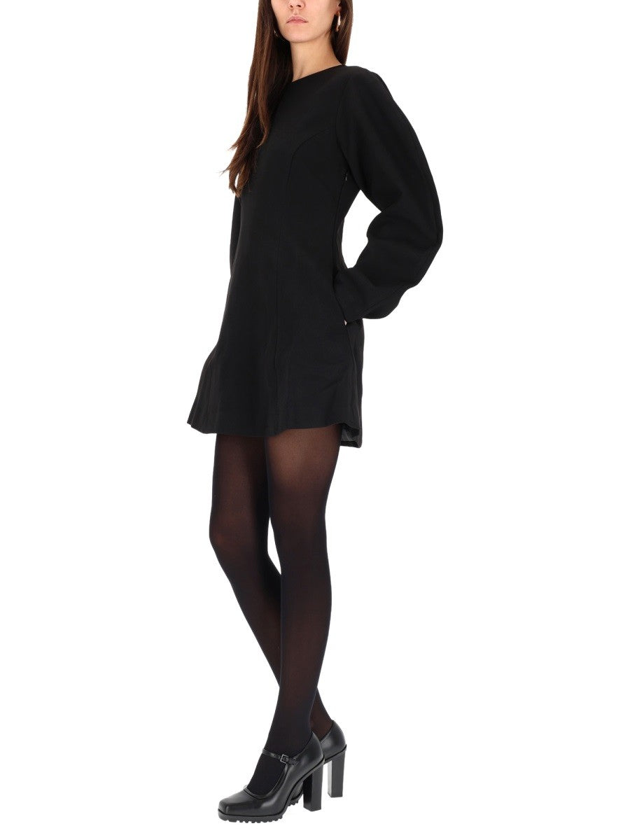 ROTATE BIRGER CHRISTENSEN MINI FLARED DRESS