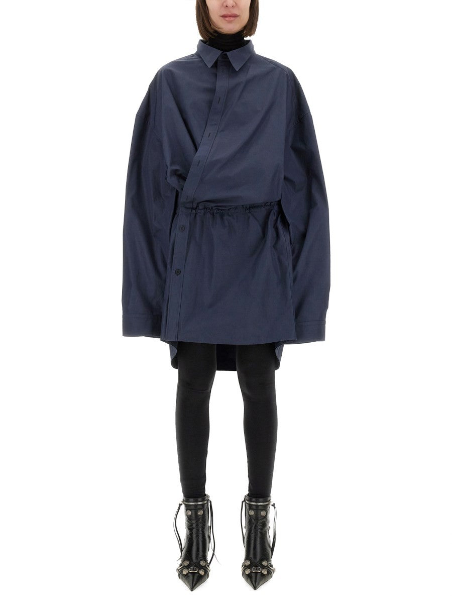 Balenciaga MINI SHIRT STYLE DRESS