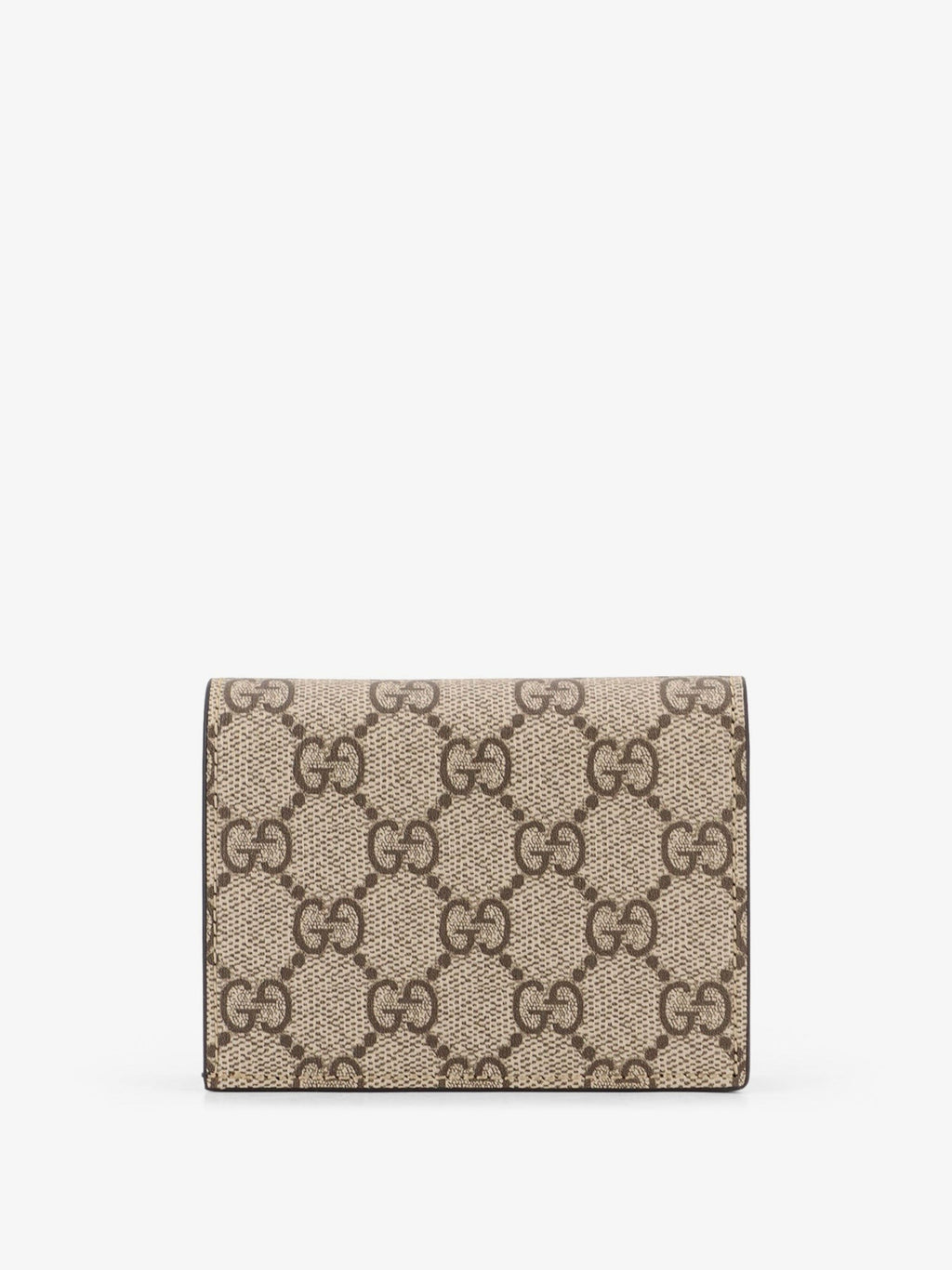 Gucci Mini Wallet leather and GG Supreme Fabric card holder