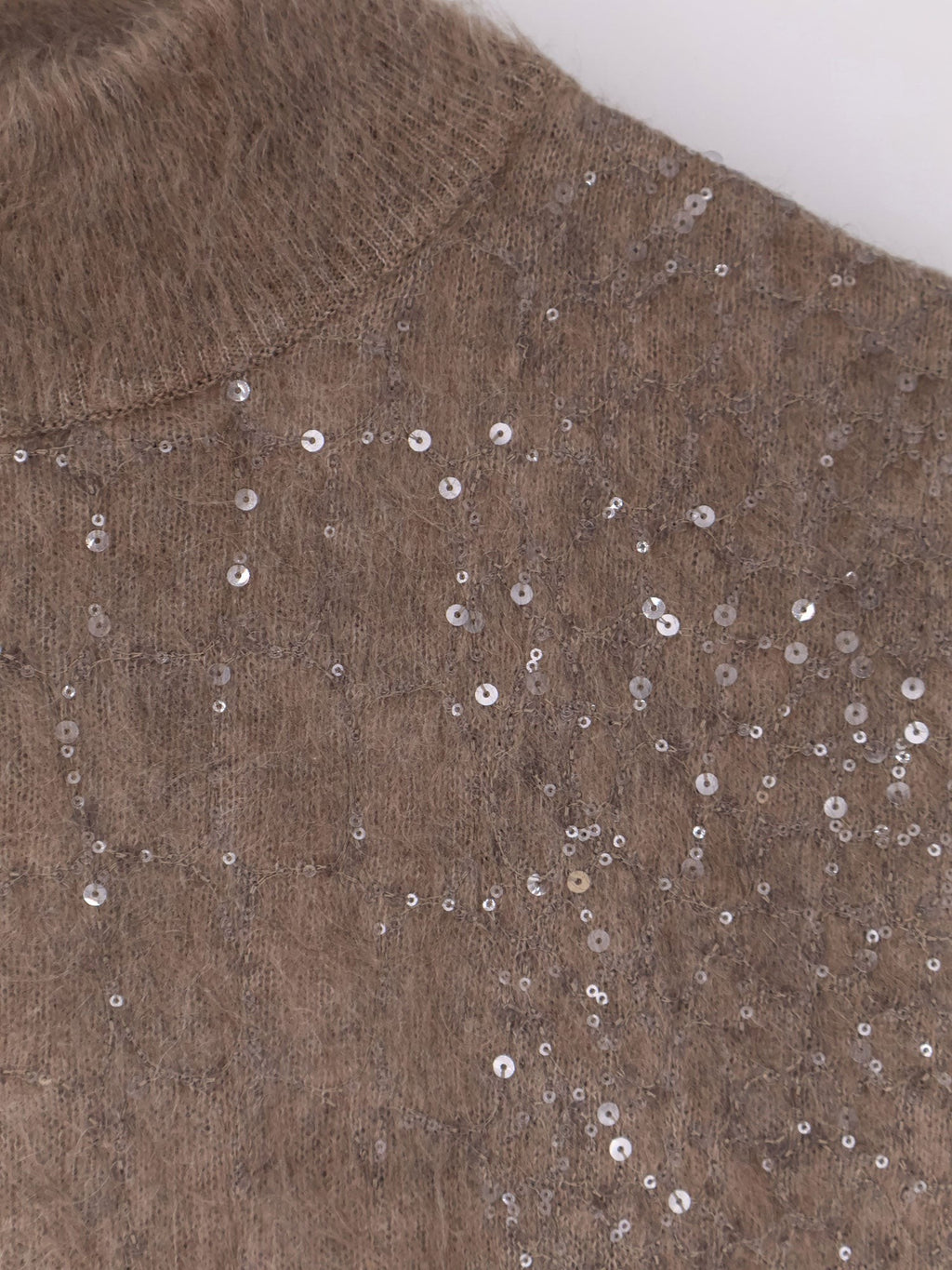 Brunello Cucinelli Mohair and virgin wool dress with sequins