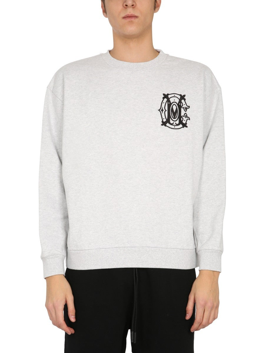 MARCELO BURLON COUNTY OF MILAN "MONOGRAM" SWEATSHIRT