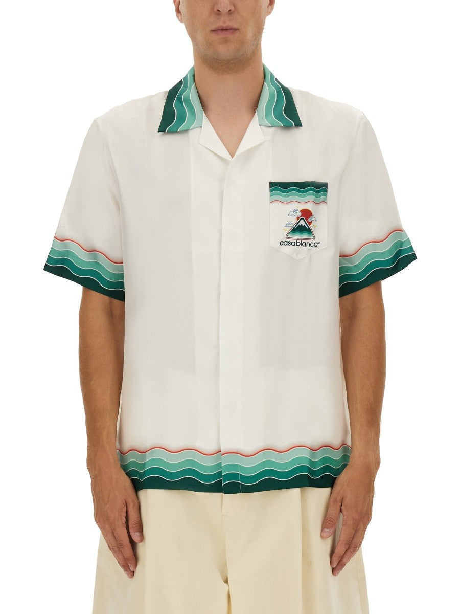 CASABLANCA "MONTAGNE ONDULÉE" SHIRT