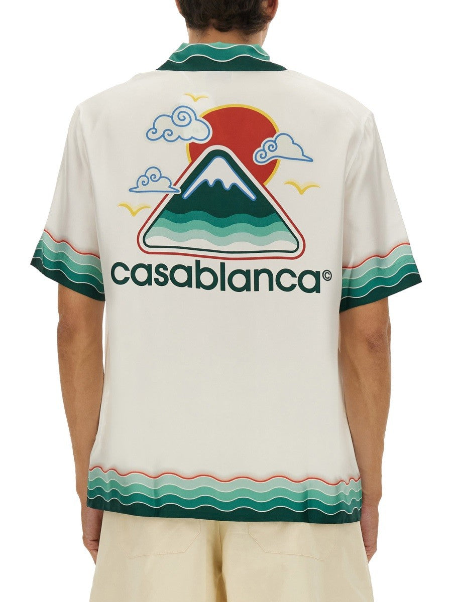 CASABLANCA "MONTAGNE ONDULÉE" SHIRT