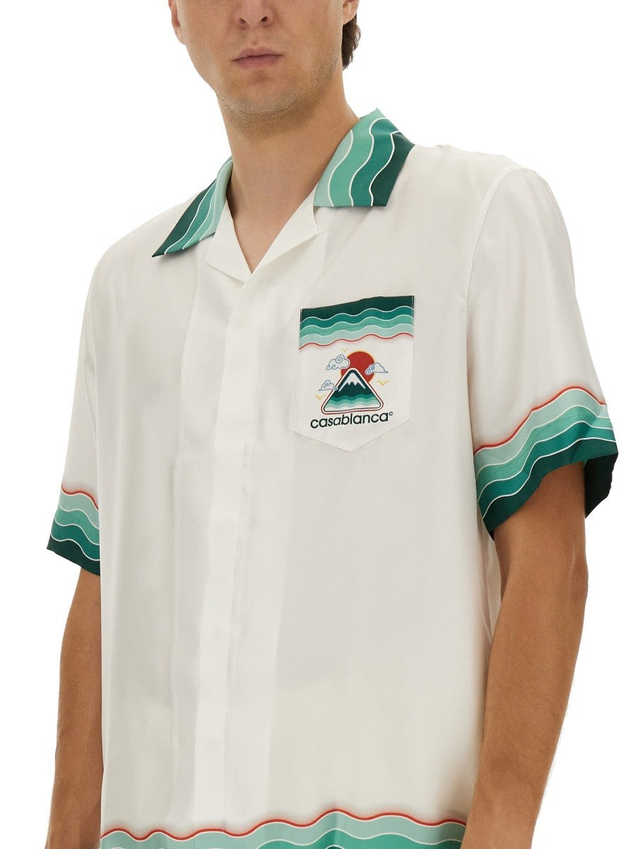 CASABLANCA "MONTAGNE ONDULÉE" SHIRT
