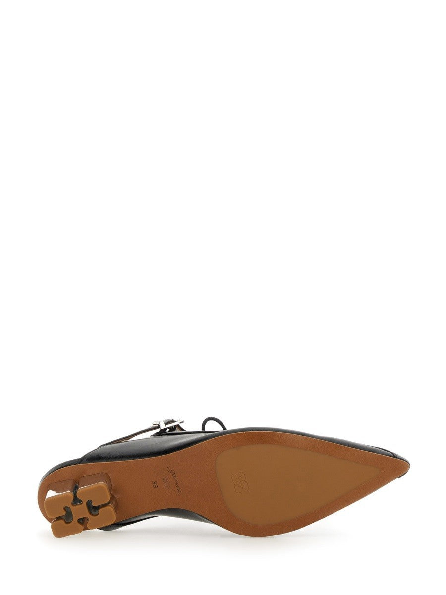 GANNI MULE LACE-UP