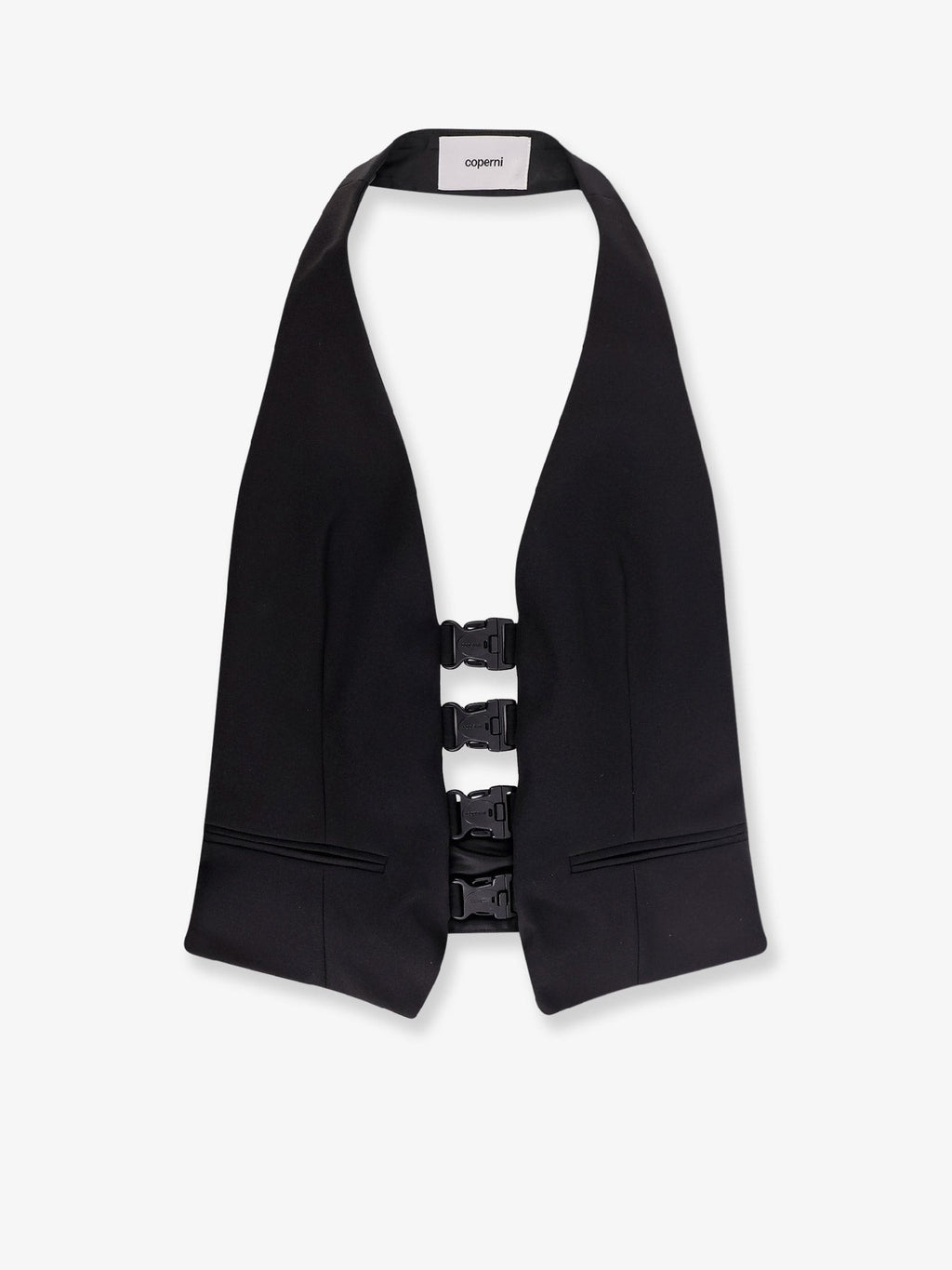 COPERNI Multi Bukle Waistcoat satin vest