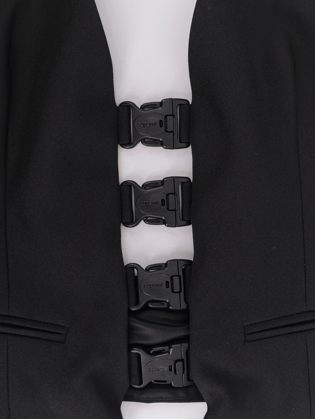 COPERNI Multi Bukle Waistcoat satin vest