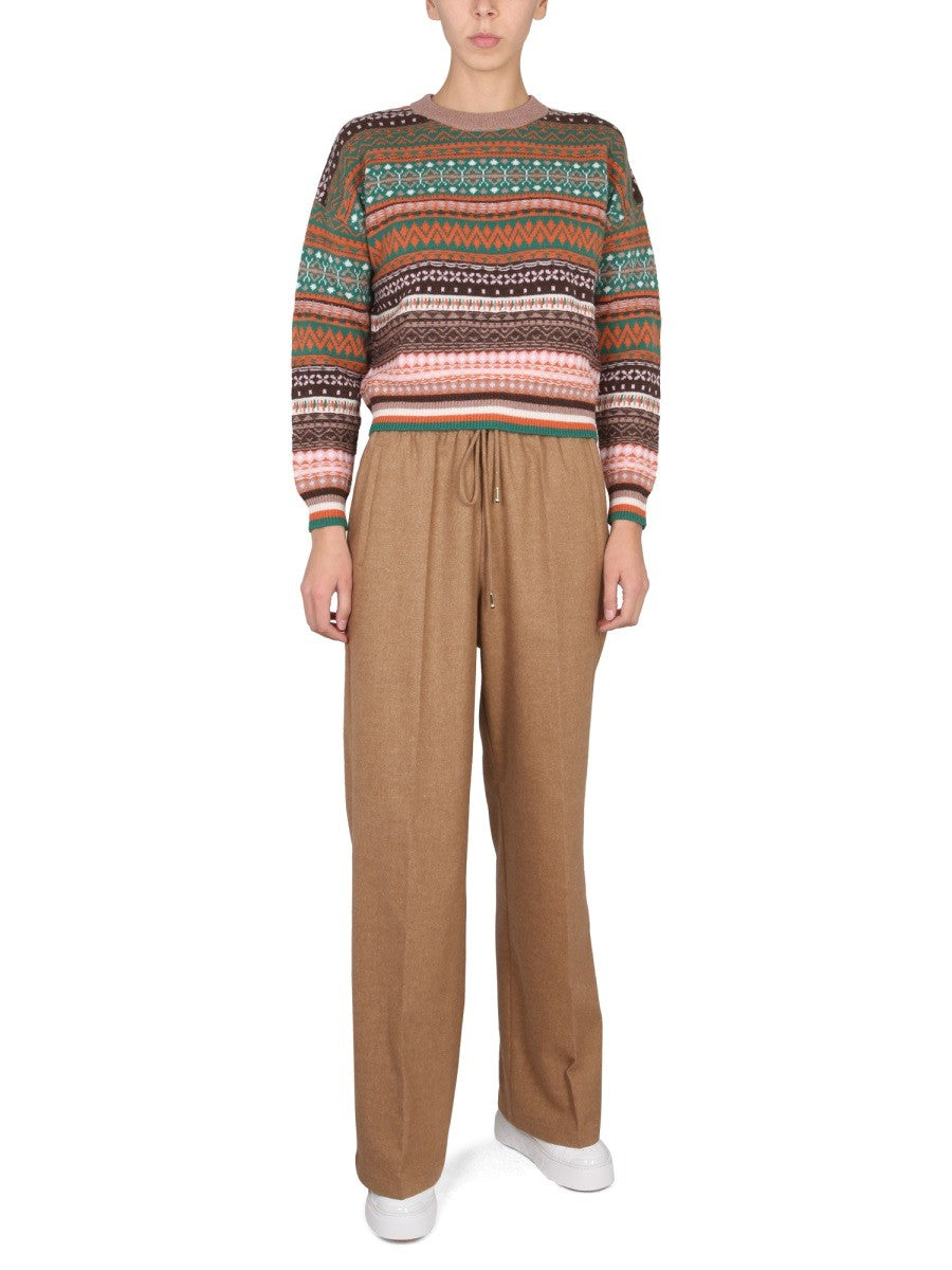 Ballantyne MULTICOLOR CREWNECK SWEATER