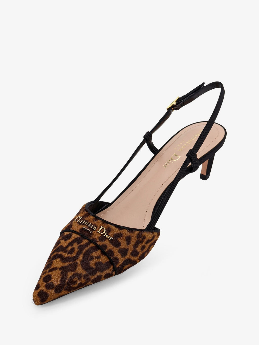 Dior My Dior ponyskin slingback pumps