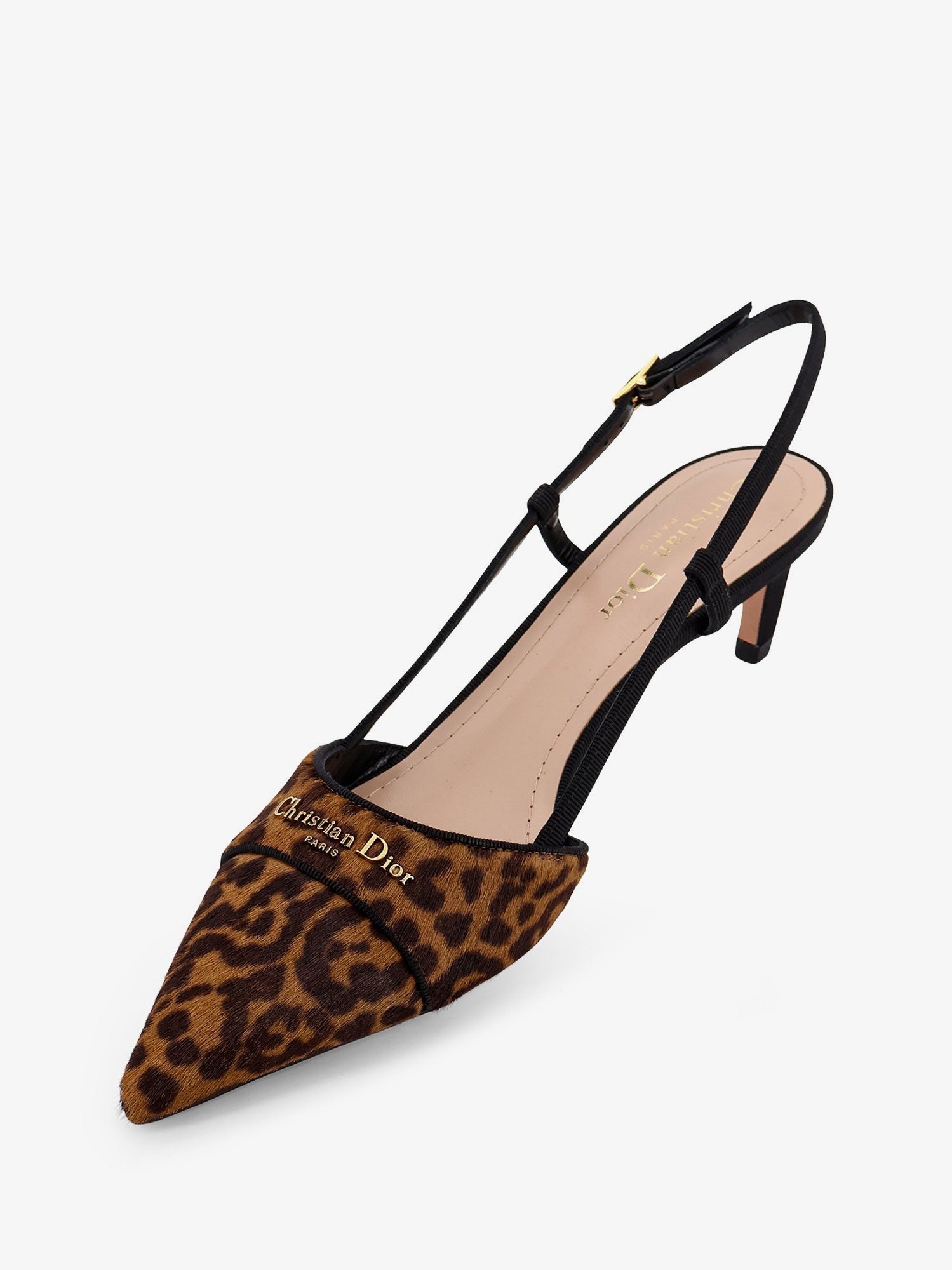 Dior My Dior ponyskin slingback pumps