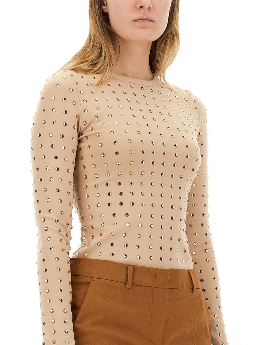 Sportmax "NEGUS" TOP WITH CRYSTALS