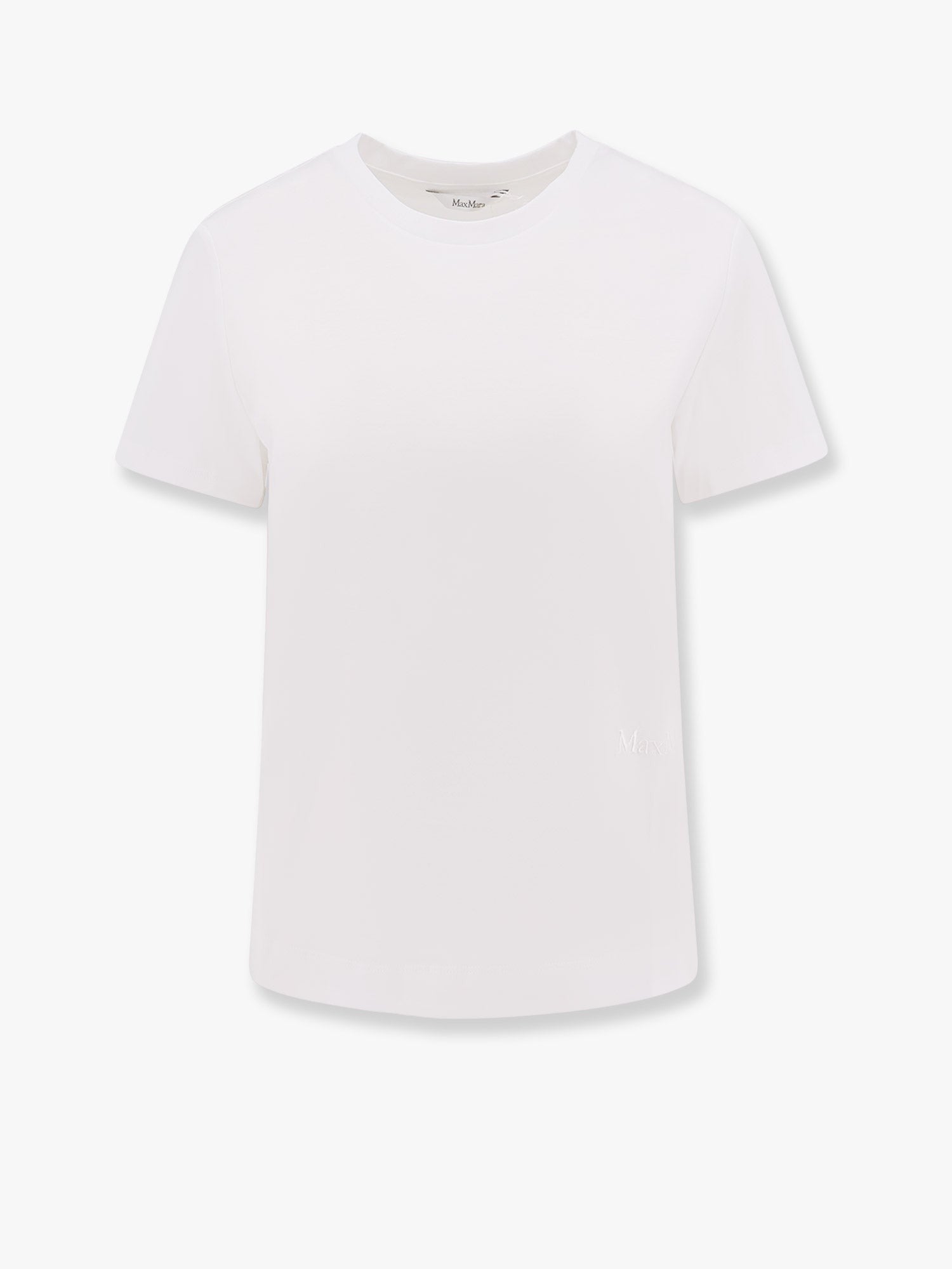 Max Mara Nerina cotton t-shirt with max mara embroidery