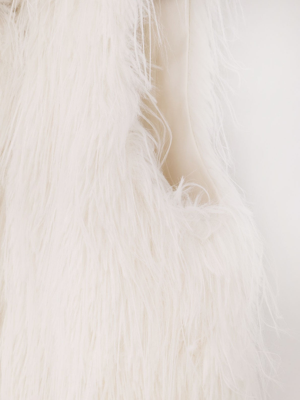 Pinko Neva faux fur sleeveless jacket