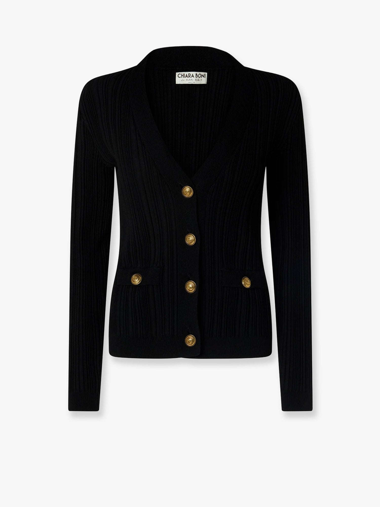 CHIARA BONI New Pepper viscose cardigan