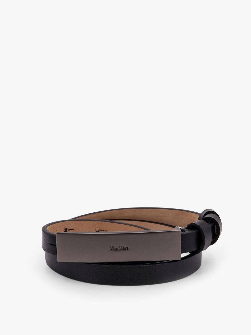 Max Mara New plate 15 max mara sfilata leather belt