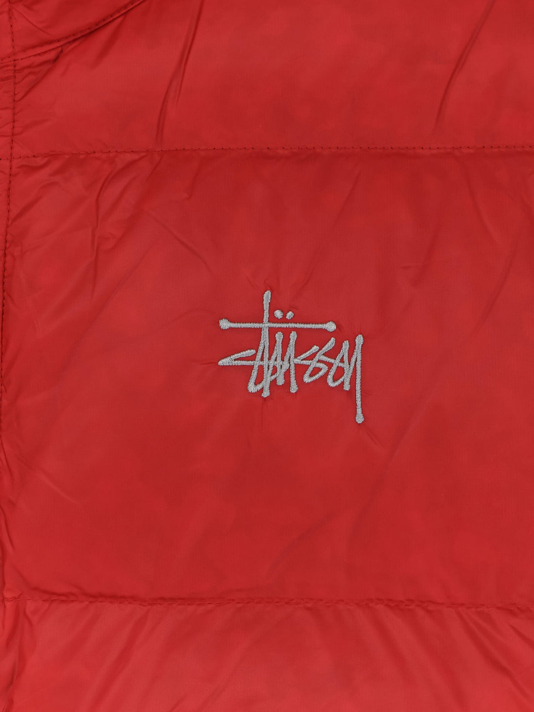 STUSSY Nylon down jacket with logo