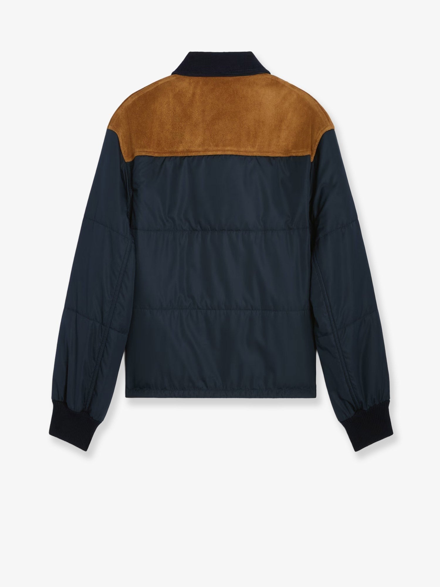 Celine Nylon jacket with suede inserts