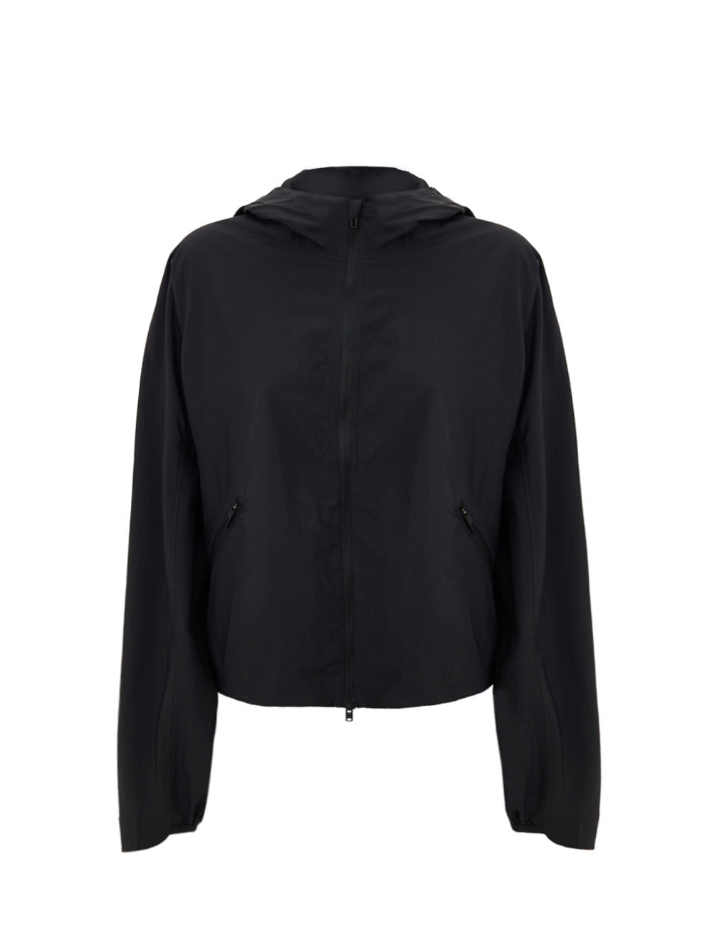 Y-3 Men's Black Lightweight Technical Hooded Zip Jacket – Siebentaschen