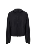 Y-3 Men's Black Lightweight Technical Hooded Zip Jacket – Siebentaschen