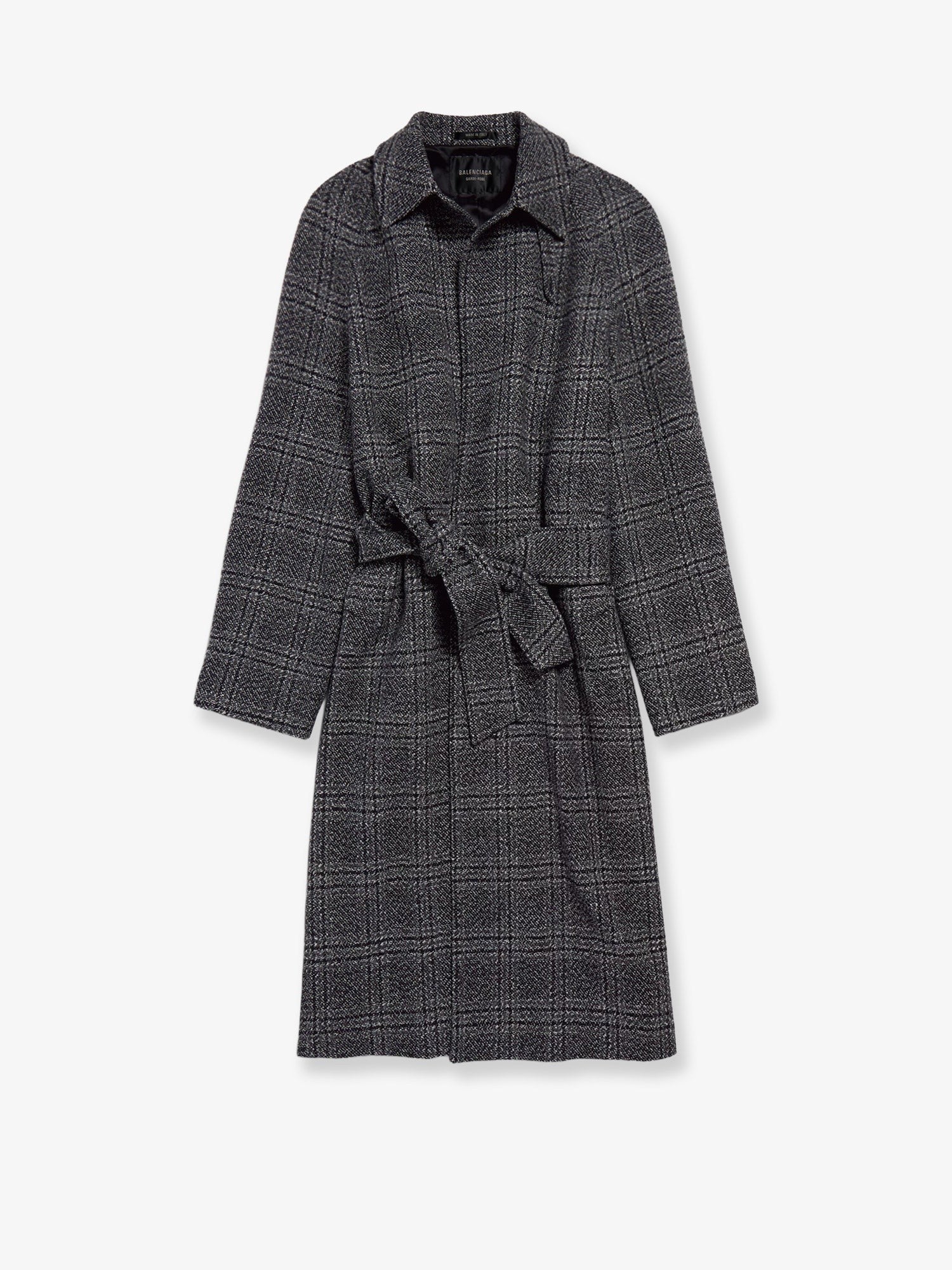 Balenciaga One Layer raglan wool coat