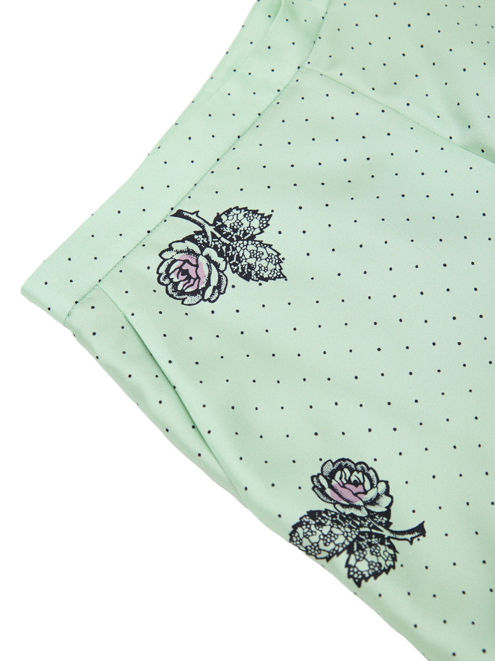 Gucci Aqua and Violet Silk Floral Palazzo Trousers Verde acqua – Siebentaschen