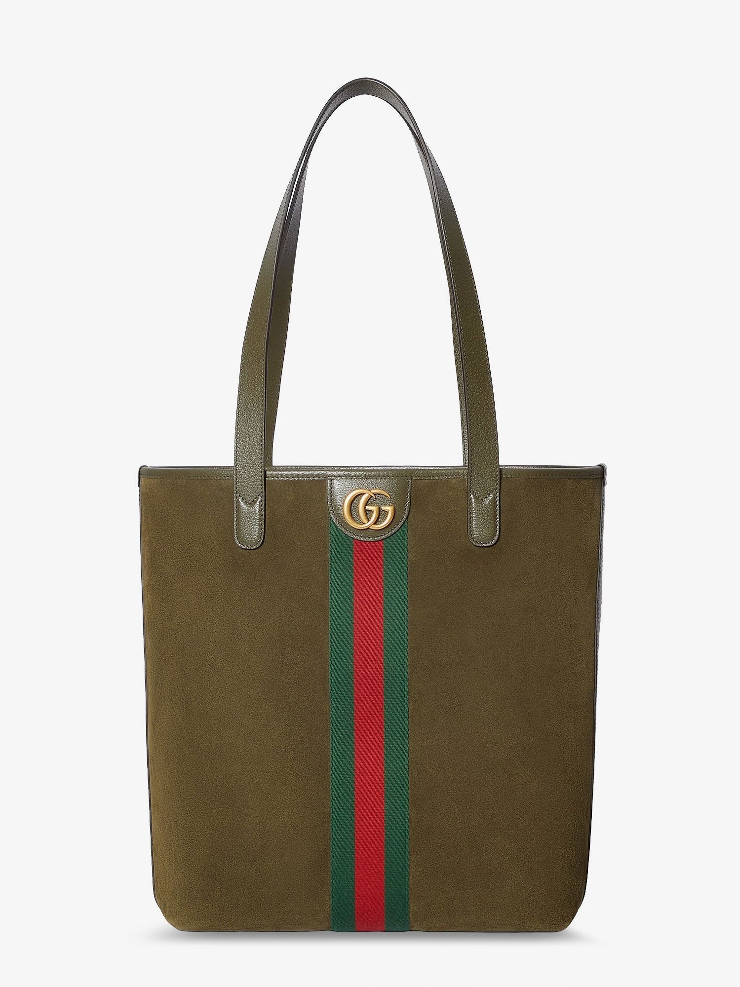 Gucci Ophidia suede and leather shopping bag