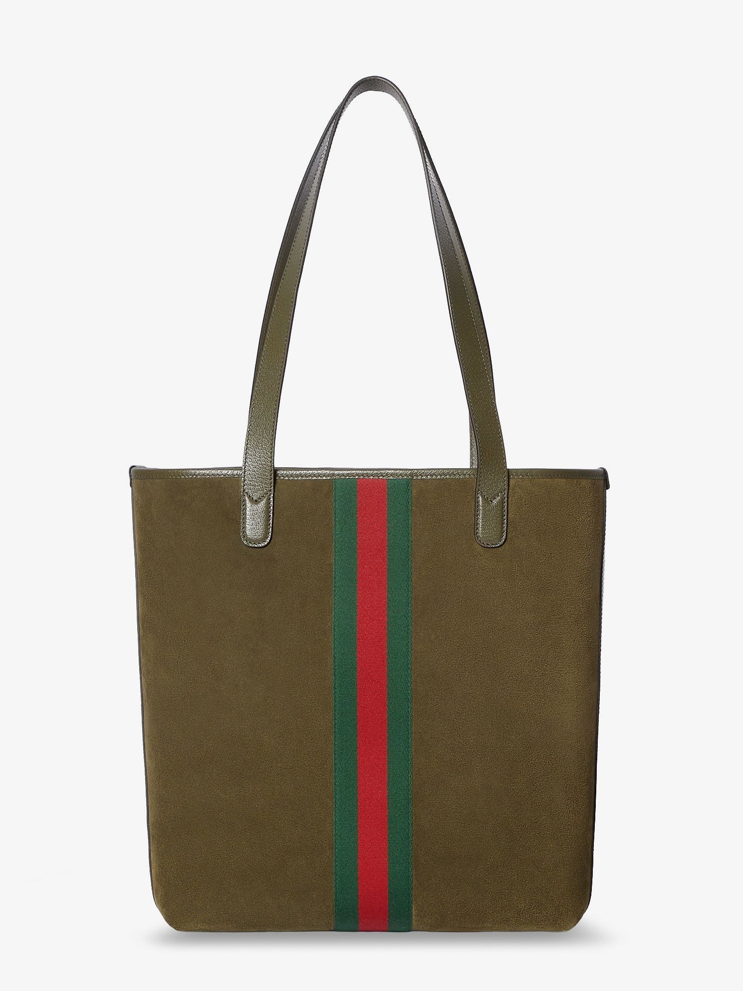 Gucci Ophidia suede and leather shopping bag