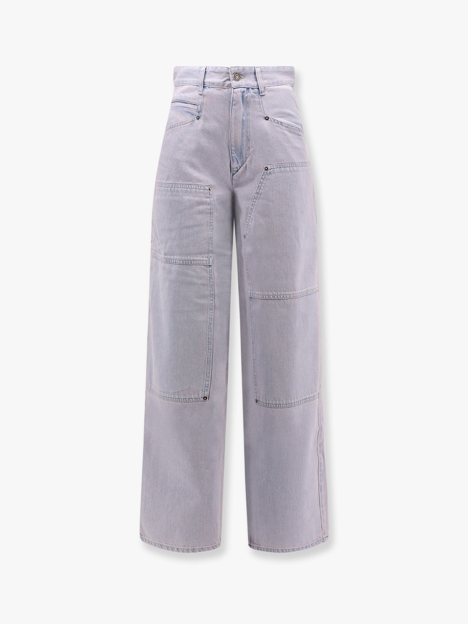 MARANT ETOILE Ophra light blue cotton jeans