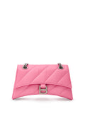 Balenciaga Crush Shoulder Bag with Silver Chain