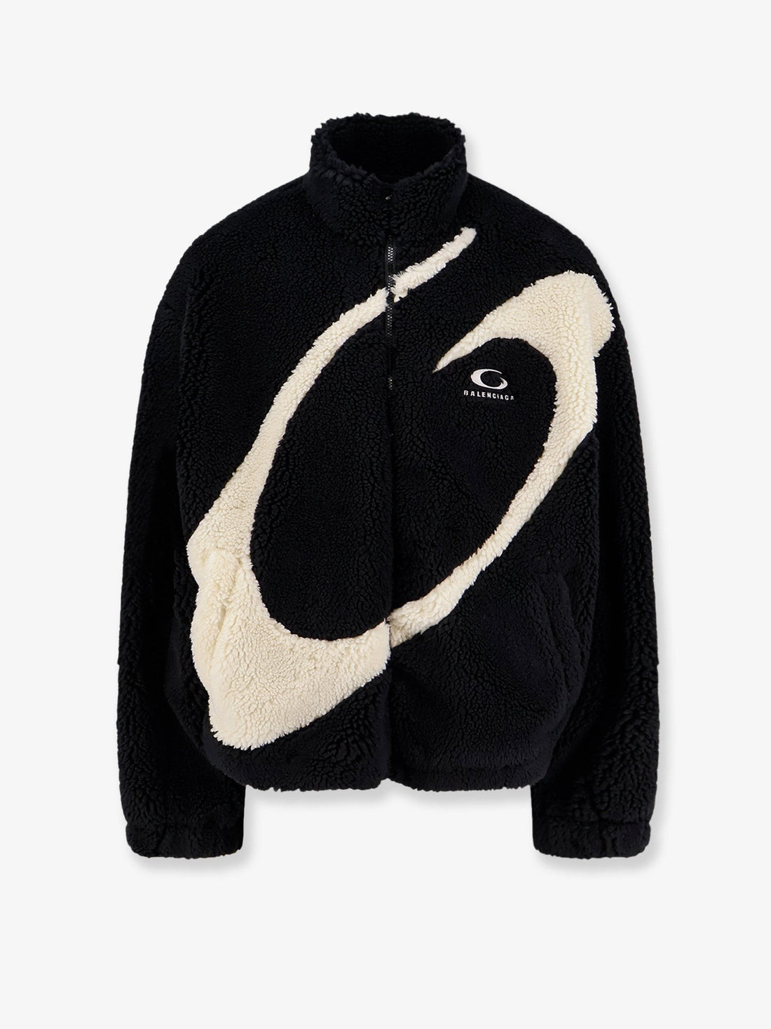 Balenciaga Oversized faux fur jacket