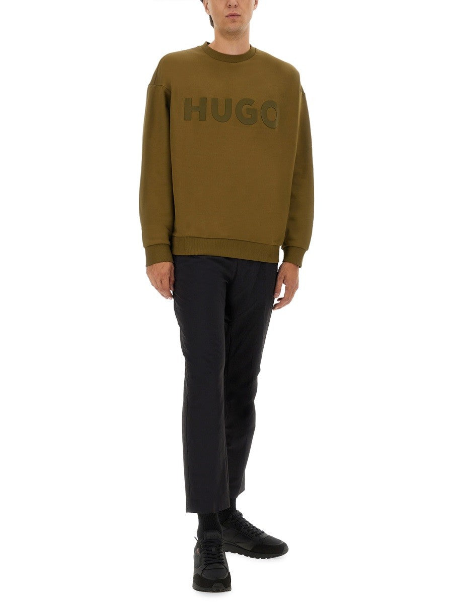Hugo OVERSIZED JERSEY WITH LOGO