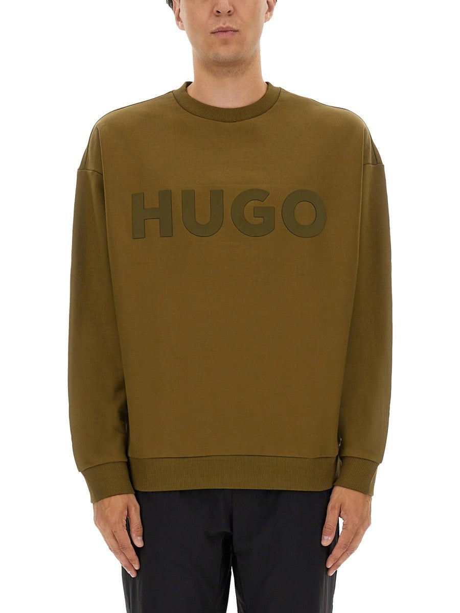 Hugo OVERSIZED JERSEY WITH LOGO