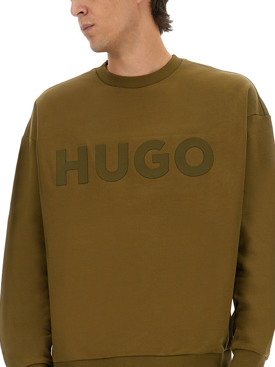 Hugo OVERSIZED JERSEY WITH LOGO