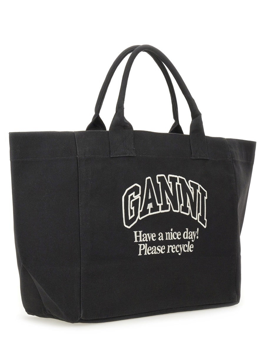 GANNI OVERSIZED TOTE BAG